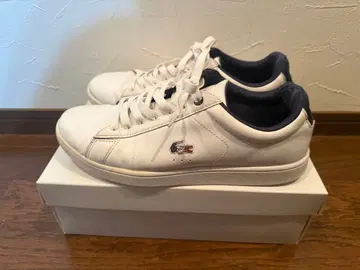 라코스테 Lacoste 화이트 스니커즈 24.5