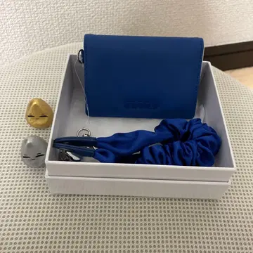 MURUA 파란색 카드 케이스 패스 케이스 포함