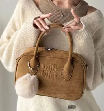 mily bilet 미니 보스턴 백 숄더 스트랩 포함