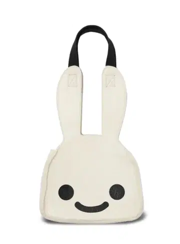 CUNE 큔 토끼 얼굴 펠트 백 택 포함 미사용 새상품