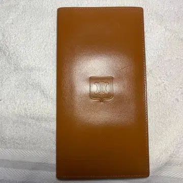 브라운 가죽 장지갑 이탈리아제