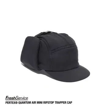 새상품급 FreshService PERTEK TRAPPER CAP BK