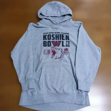 와세다 빅 베어스 고시엔 공 2018 후드티 사이즈 XL