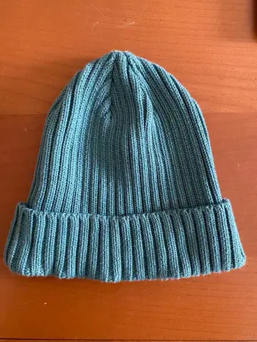 [ 새상품급 ] KIJIMA TAKAYUKI 청록색 니트 모자