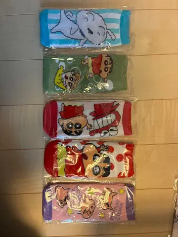 짱구는 못말려(크레용 신짱) 양말 5족 세트