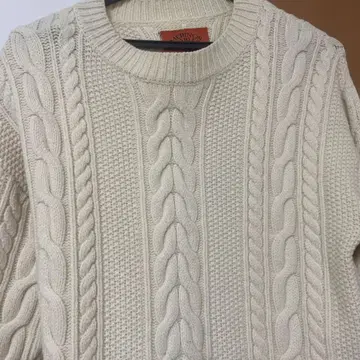 relume 케이블 짜임 스웨터 아이보리