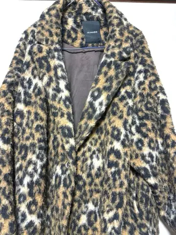 JEANASI 레오파드 무늬 오버 사이즈 자켓