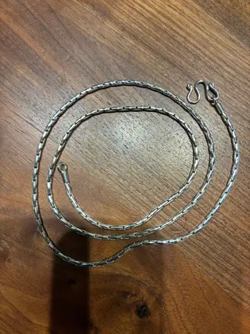 실버 925 체인 목걸이 약 60cm 약 21g