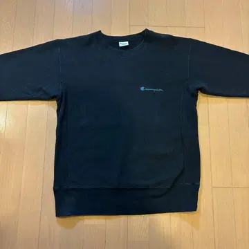 Champion 블랙 맨투맨 트레이닝복 리버스 위브