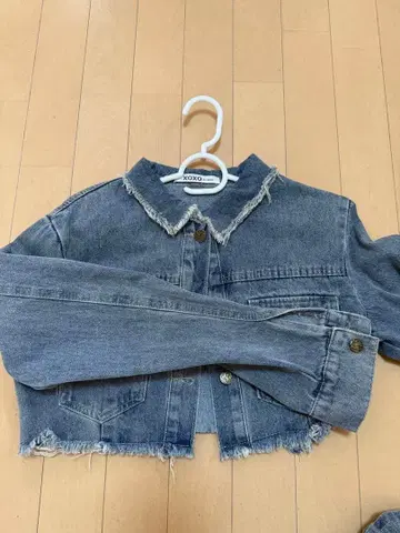 블루 데님 자켓 셋업