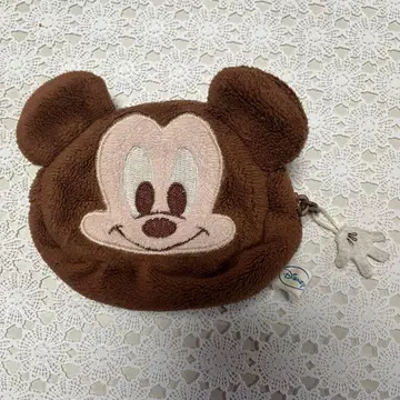 미키마우스 코인 케이스 브라운