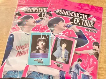 JIN 영화 jin BTS 팝콘 백 폴라로이드 카드 포토 카드