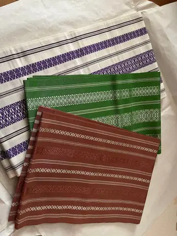 물건 정리 중! 하카타 오리 오비 3점 묶음 판매, 리메이크용