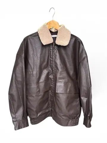 cussil/쿠실 PU 자켓 보아 탈부착 가능 남녀 공용