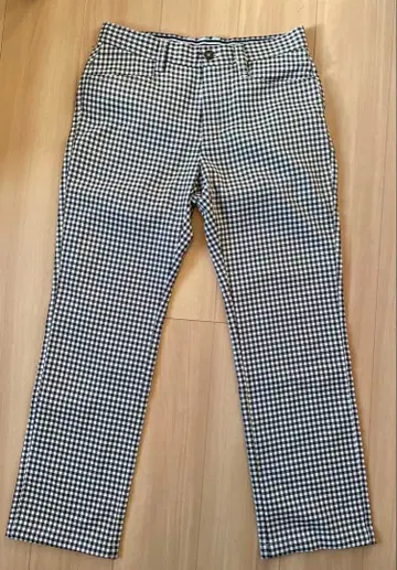 아디다스 골프 체크 팬츠