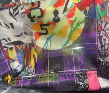 얀체 J_O 오리지널 콜라주 아트 파우치 S