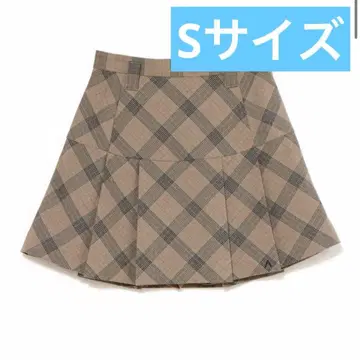 andmary Coco 체크 미니 플리츠 스커트 S