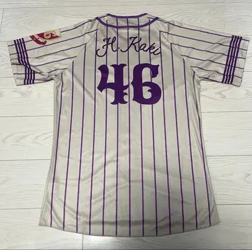 [ L 사이즈 ] 노기자카46 카키 하루카 베이스볼 셔츠