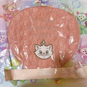 디즈니 스토어 마리 부채 케이스 덕질 핑크 퀼팅