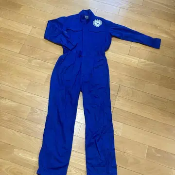 파랑 오버롤 작업복