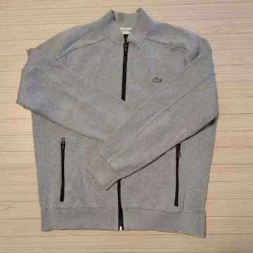 LACOSTE 그레이 집업 트레이닝복 US L