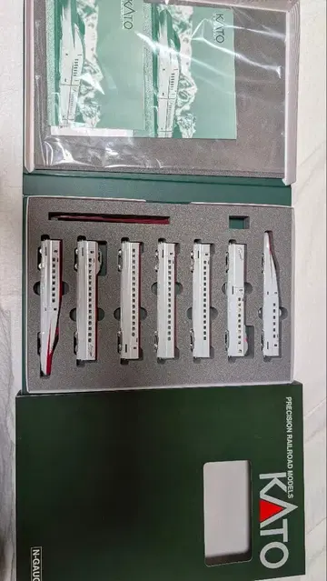 KATO 신칸센 N 게이지 7량 편성 차량 내부등 탑재 세트 가능