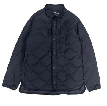 유니클로 x 화이트 마운티니어링 리사이클 다운 자켓 M 블랙