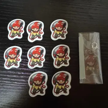 마지메니 야바시티 톤톤 스티커 아크릴 키링