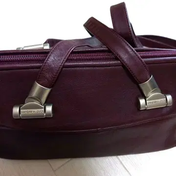 #버건디 가죽 숄더백