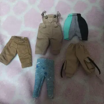 오비츠11 넨도로이드 인형 오버롤 바지 세트