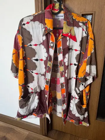 Denime 알로하 셔츠 M 사이즈 컬러풀 꽃무늬