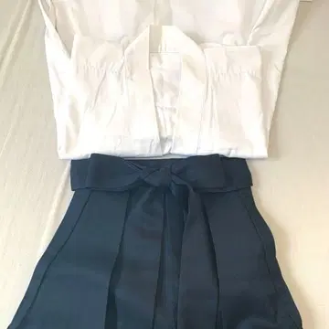 하카마 여성용 하카마 궁술 하카마 상하의 세트 155cm M 사이즈