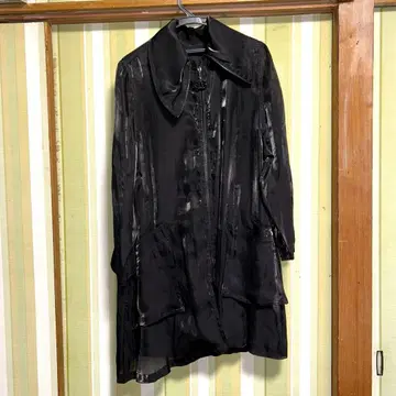 이타리야 엘레강트 블랙 롱 코트