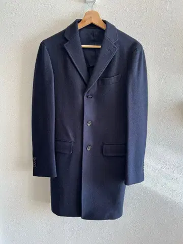 UNITED ARROWS 네이비 체스터 코트