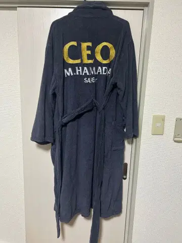 CEO M.HAMADA 목욕 가운 다크 그레이