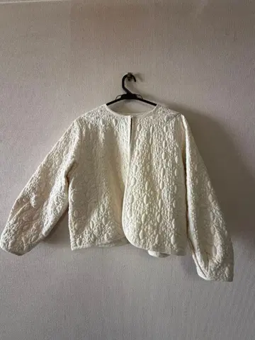 퀼트 원단 자켓