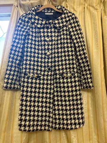 Xmiss 하운드투스 롱 코트 스나이델 셀포드 질스튜어트