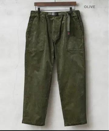 그라미치 코듀로이 와이드 크롭 팬츠