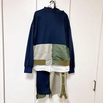 UN3D. MA-1 후드티 스커트 셋업