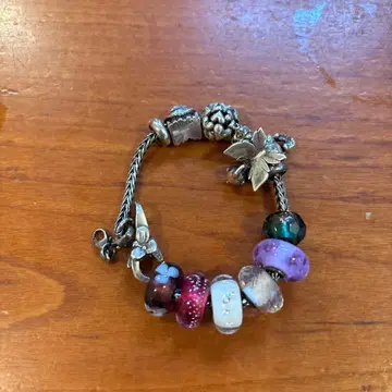 트롤 비즈 실버 팔찌