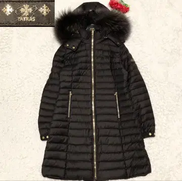 TATRAS 타트라스 R라인 CIMA 롱 다운 코트 다크 브라운