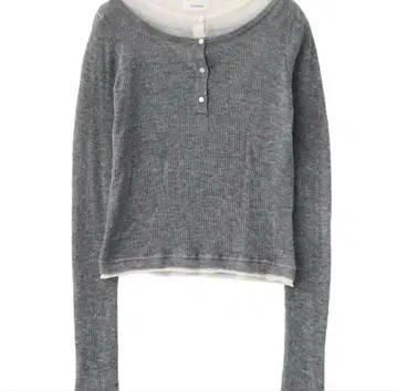 aimeine 라메 니트탑 에메인