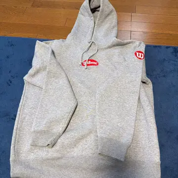 Wilson 그레이 후드티
