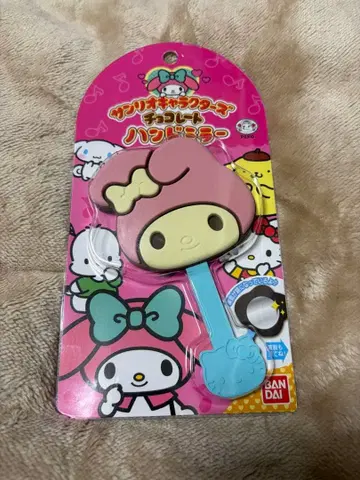 마이멜로디 핸드 거울 핑크/스카이블루