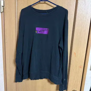 Champion 블랙 퍼플 긴팔 트레이닝복 2장 세트 X-LARGE