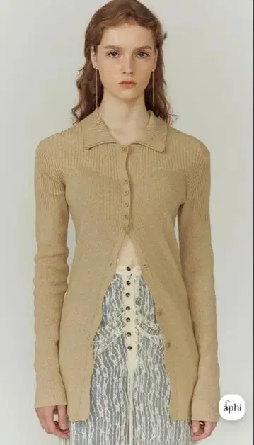 Eaphi RANDOM WAVE KNIT SHIRT