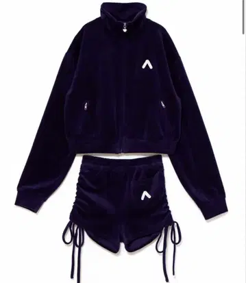 andmary 케이티 트랙 저지 세트 업 네이비