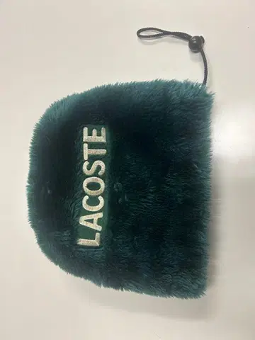 LACOSTE 라코스테 은 악어 자수 골프 복슬복슬 아이언 헤드커버 그린