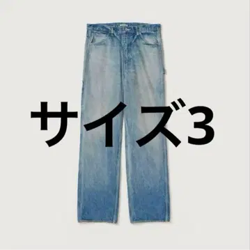 오라리 데님 24AW DENIM PAINTER PANTS 3