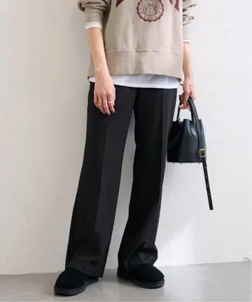 프레임워크 속기모 플레어 팬츠 블랙 38